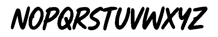 Swift Marker Font UPPERCASE