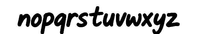 Swift Marker Font LOWERCASE