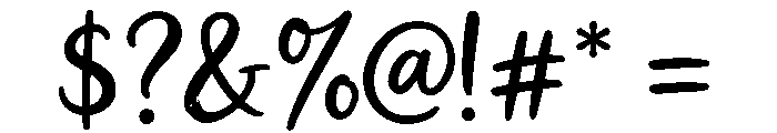 Swiftbloom Regular Font OTHER CHARS