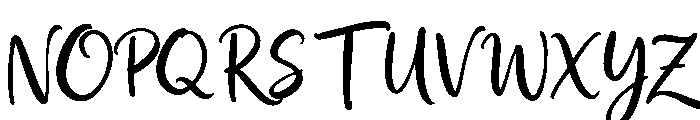Swiftbloom Regular Font UPPERCASE