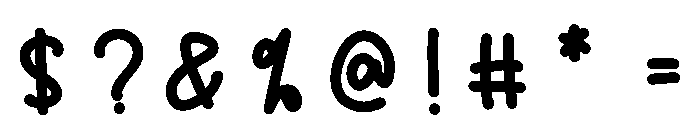 Swiky Font OTHER CHARS