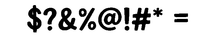 Swing Kinder Font OTHER CHARS