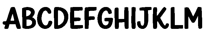 Swing Kinder Font UPPERCASE