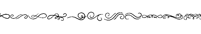 Swirl Clipart FONT