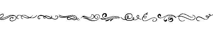 Swirl Clipart Font LOWERCASE