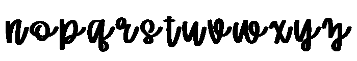 SwirlWink Font LOWERCASE