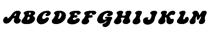 Swirlpuff Font UPPERCASE