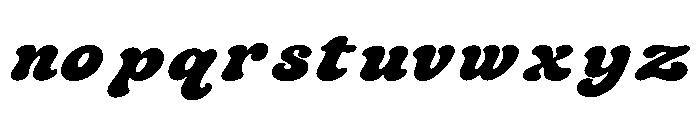 Swirlpuff Font LOWERCASE