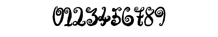 Swirly Goth By Squeeb C Regular Font OTHER CHARS