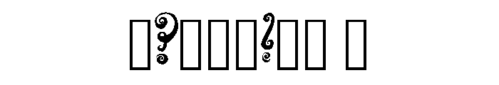 Swirly Goth By Squeeb C Regular Font OTHER CHARS