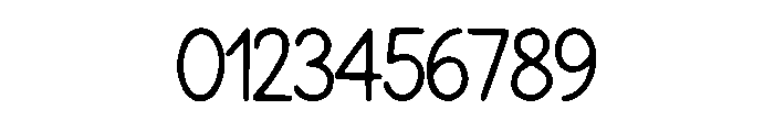 Swirly Handwritten Font OTHER CHARS