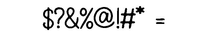 Swirly Handwritten Font OTHER CHARS