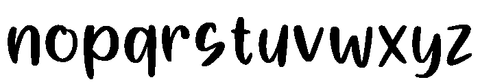 Swirly Kokie Regular Font LOWERCASE