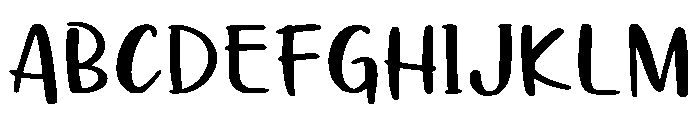 Swirly Kokies Regular Font UPPERCASE