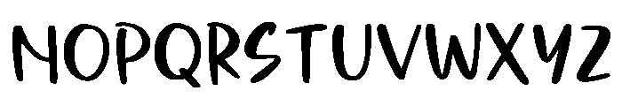 Swirly Kokies Regular Font UPPERCASE