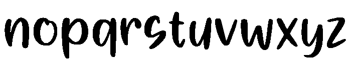 Swirly Kokies Regular Font LOWERCASE