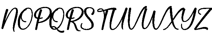 Swirly Modena Font UPPERCASE