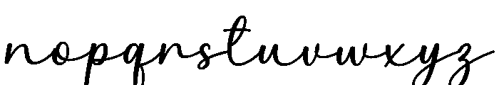 Swirly Modena Font LOWERCASE