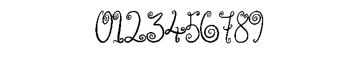 Swirly Whimsy By Squeeb Regular Font OTHER CHARS