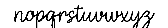 Swirlyn Font LOWERCASE