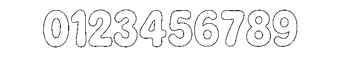 Swisy Outline Font OTHER CHARS
