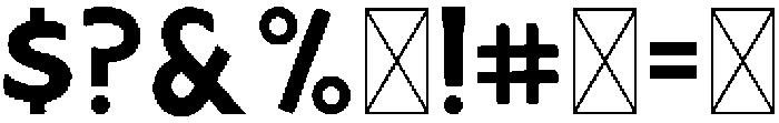 SW Scavenger Regular otf (400) Font OTHER CHARS