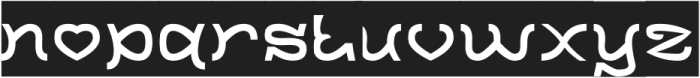 SWEET LOVE-Inverse otf (400) Font LOWERCASE