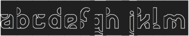 SWIFTLY-Hollow-Inverse otf (400) Font LOWERCASE
