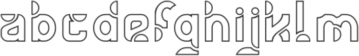 SWIFTLY-Hollow otf (400) Font LOWERCASE