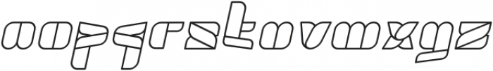 SWIMMER BROWSER Italic otf (400) Font LOWERCASE