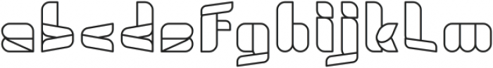 SWIMMER BROWSER otf (400) Font LOWERCASE