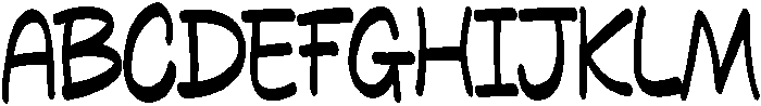 SWIMMING Regular otf (400) Font UPPERCASE