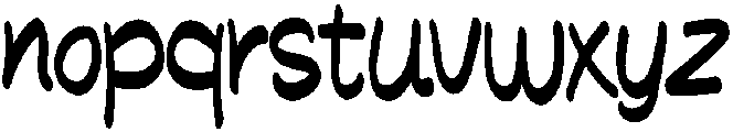 SWIMMING Regular otf (400) Font LOWERCASE