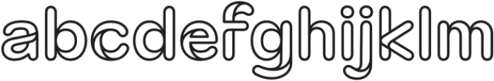 SWIRLRegular otf (400) Font LOWERCASE