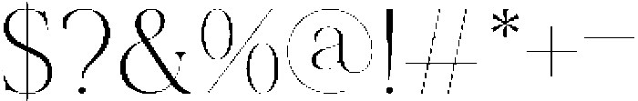 Swandale Regular otf (400) Font OTHER CHARS