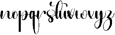 Swanky Farmhouse Regular otf (400) Font LOWERCASE
