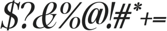 Swarsh Daisy Italic otf (400) Font OTHER CHARS