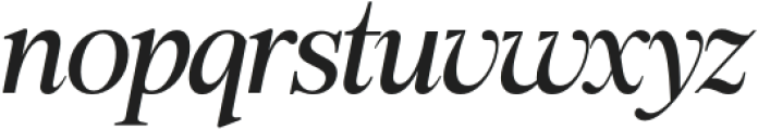 Swarsh Daisy Italic otf (400) Font LOWERCASE