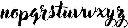 Swash otf (400) Font LOWERCASE