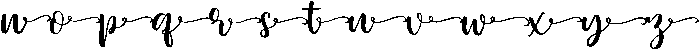 Swashes otf (400) Font LOWERCASE