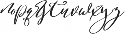 Sweater Script Italic ttf (400) Font LOWERCASE