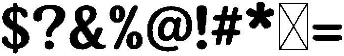 Sweet Alphabet Regular otf (400) Font OTHER CHARS