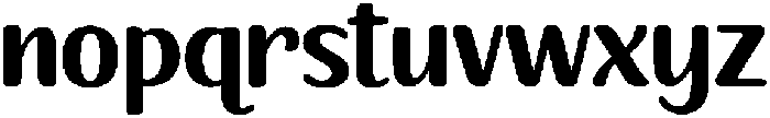 Sweet Alphabet Regular otf (400) Font LOWERCASE