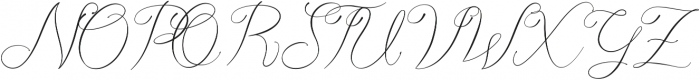 Sweet And Glory otf (400) Font UPPERCASE