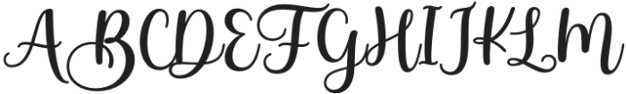 Sweet Bloom Script Regular otf (400) Font UPPERCASE