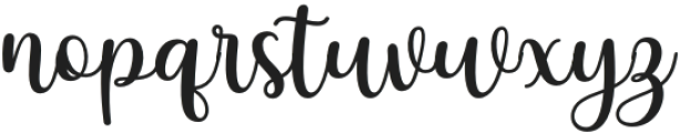 Sweet Bloom Script Regular otf (400) Font LOWERCASE