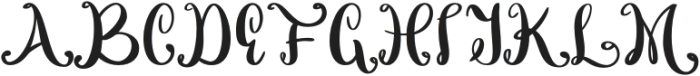 Sweet Butter otf (400) Font UPPERCASE