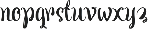 Sweet Butter otf (400) Font LOWERCASE