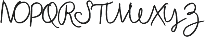 Sweet By Nature Script Regular otf (400) Font UPPERCASE
