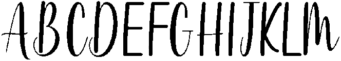 Sweet Candy Regular otf (400) Font UPPERCASE